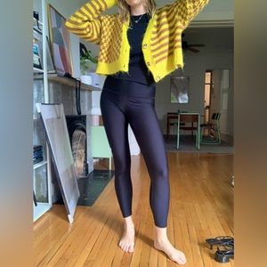 Chunky colorful Zara cardigan yellow and mustard oversized warm thick US S